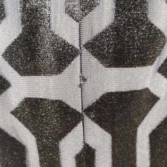 Jessica Howard Blue Purple Stretchy Plus Size Long Sleeve Zip Up Formal Dress - Picture 6 of 11